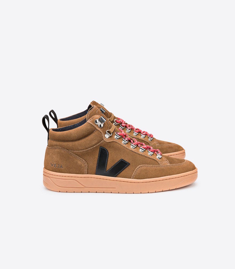 Veja Sneakers Herr - Roraima Bastille Suede - Bruna/Nigga - 974508-PSZ